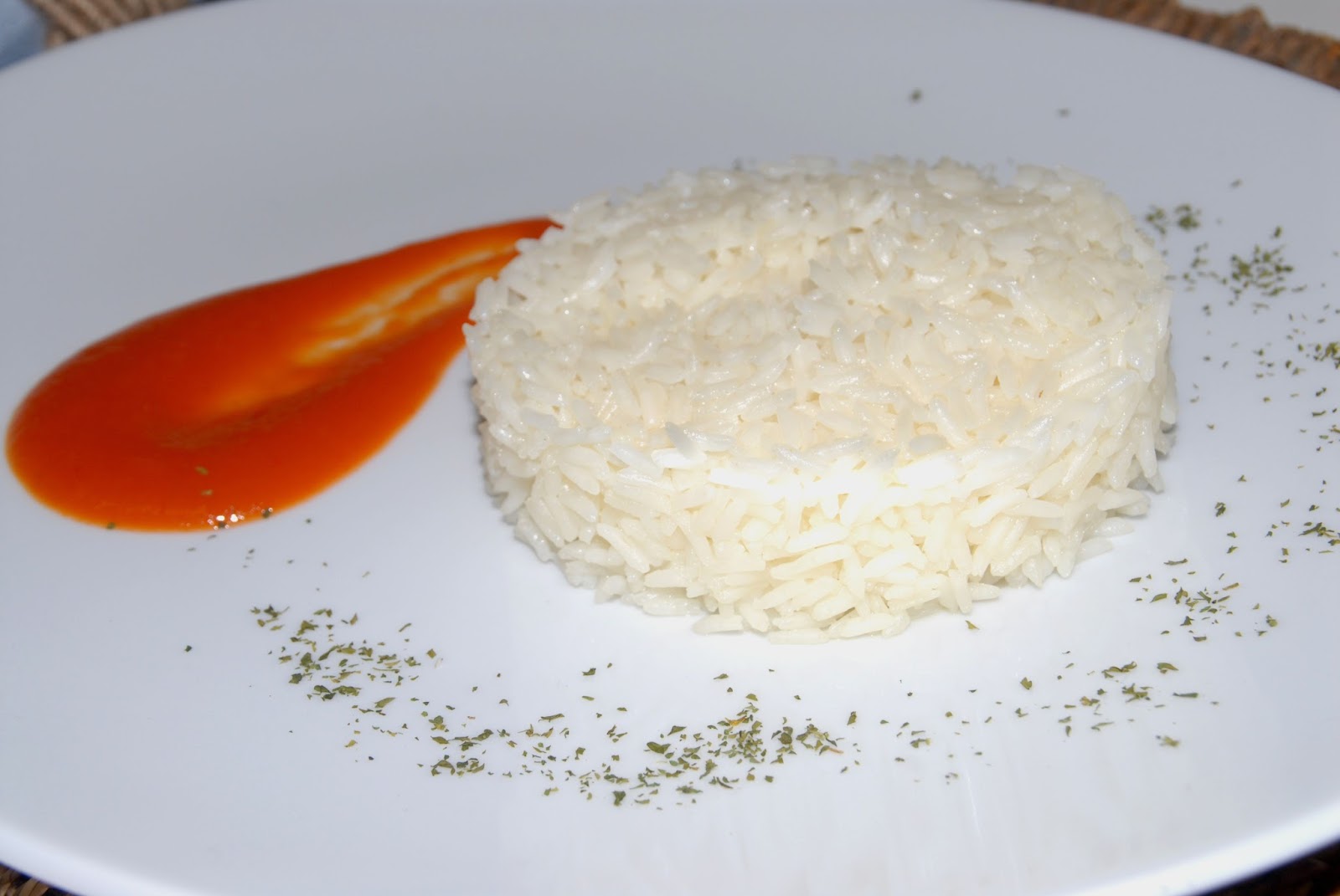 Receta de arroz largo de guarnición con Thermomix