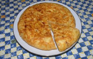 Receta de tortilla de patata española