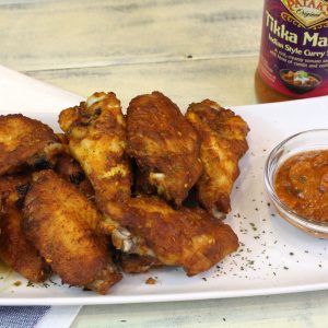 Receta de alitas de pollo especiadas al estilo indio