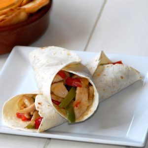 Receta de fajitas de pollo mexicanas