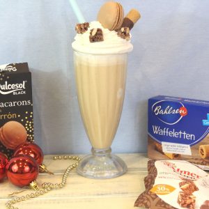 Receta de batido de turrón