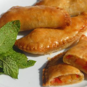 Receta de empanadillas de verduras al horno