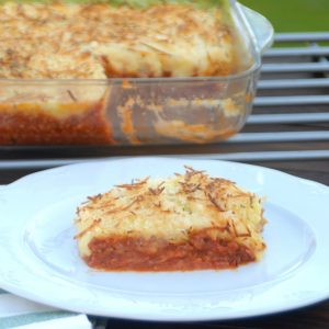 Receta de pastel de carne y patata