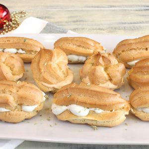 Receta de sakaditos de pasta choux con Thermomix