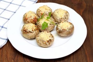 Receta de champiñones rellenos con Thermomix