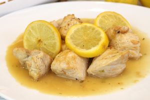 Receta de pollo al limón