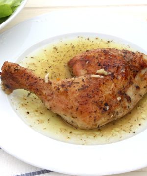 Receta de pollo asado a mi manera
