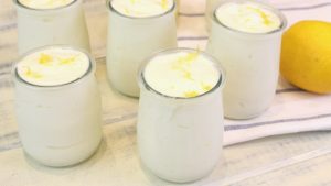 Receta de mousse de limón con 3 ingredientes en Thermomix