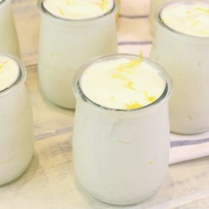 Receta de mousse de limón con 3 ingredientes en Thermomix