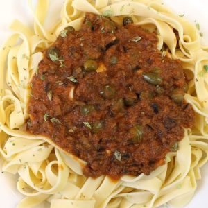 Receta de salsa putanesca con Thermomix