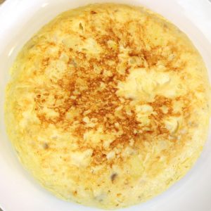 Receta de tortilla de patata light
