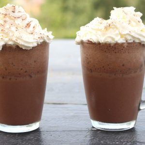 Receta de granizado de chocolate con Mambo