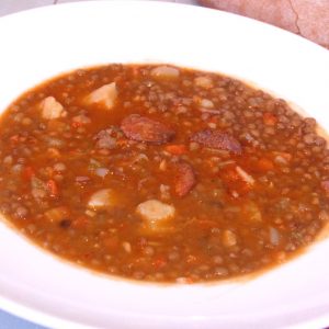Receta de las lentejas de mi abuela