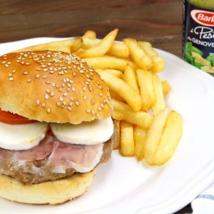 Receta de hamburguesa al estilo italiano