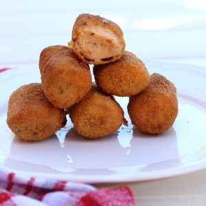 Receta de croquetas con sabor a pizza en Thermomix