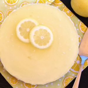Receta de tarta de limón sin horno