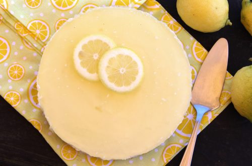 Receta de tarta de limón sin horno