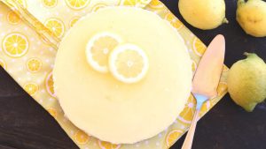 Receta de tarta de limón sin horno