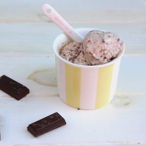 Receta de helado rápido de stracciatella con MyCook Touch