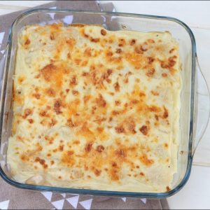 Receta de canelones de mozzarella y jamón york en Thermomix
