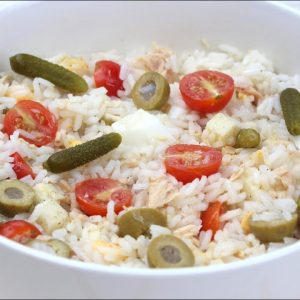Receta de ensalada de arroz