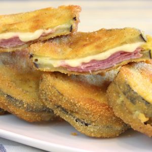 Receta de San Jacobos de berenjena