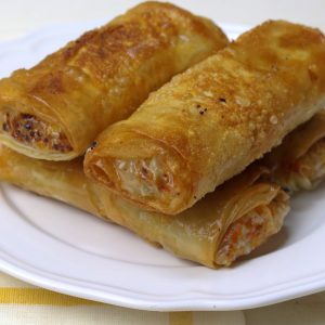 Receta de rollitos de primavera con Thermomix