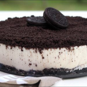 Receta de tarta de oreo con Thermomix