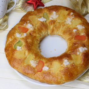 Receta de Roscón de Reyes sin masa madre en Mambo