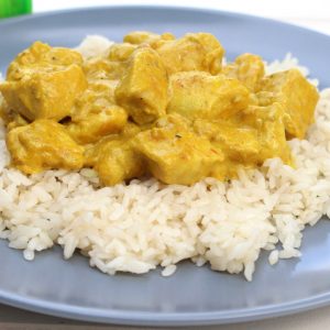 Receta de pollo al curry