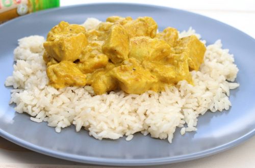 Receta de pollo al curry