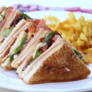Receta de sandwich club