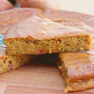 Receta de pastel de verduras en Thermomix