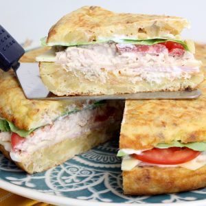 Tortilla rellena fría