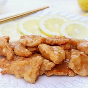 Receta de pollo al limón al estilo chino