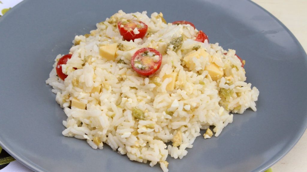 Receta de ensalada de arroz con Thermomix