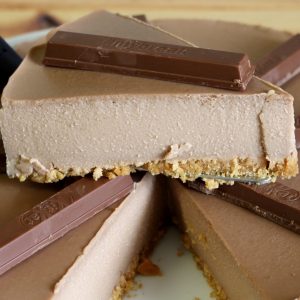 Receta de tarta de Kit Kat con Thermomix