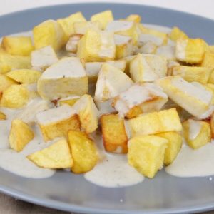 Receta de patatas al cabrales en Mambo