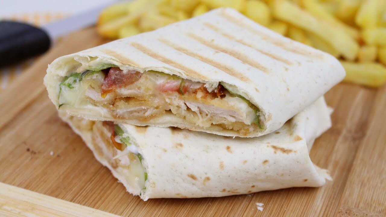 Wrap de pollo ranchero 1 Saltando La Dieta Wrap de pollo ranchero 1 Saltando La Dieta
