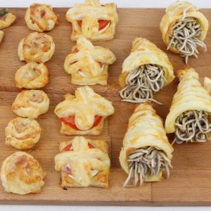 Receta de canapés de hojaldre caseros