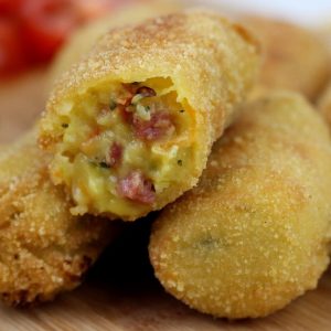 Receta de croquetas de verduras y jamón