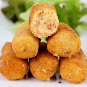 Receta de croquetas de chorizo y bacon en Mambo