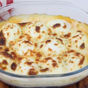 Receta de huevos rellenos de jamón y queso en Thermomix