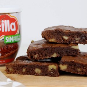 Receta de brownie de Nocilla en Thermomix