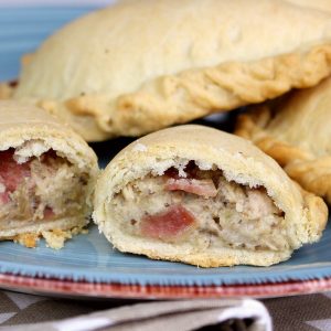 empanadillas de pollo y champinones mambo Empanadillas de pollo y champiñones con Mambo