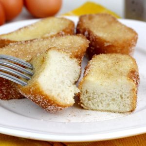 Receta de torrijas al vapor en Thermomix