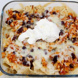 Receta de nachos con chili de pollo en Thermomix