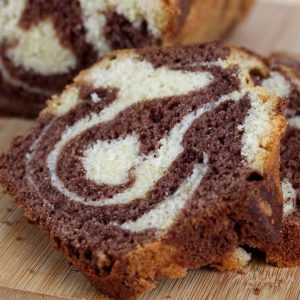 Receta de bizcocho marmolado con Thermomix