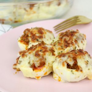 Receta de huevos rellenos de carne en Thermomix