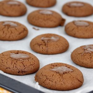 Receta de galletas de crema de cacao y avellanas con Mambo